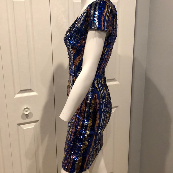NEW size M sequin mini dress - Picture 5 of 7